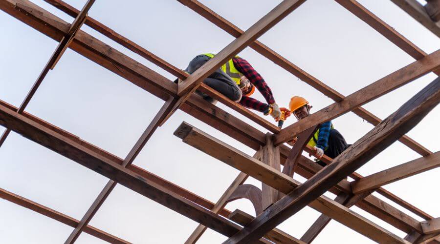 Professional metal roof installation in Borden, IN